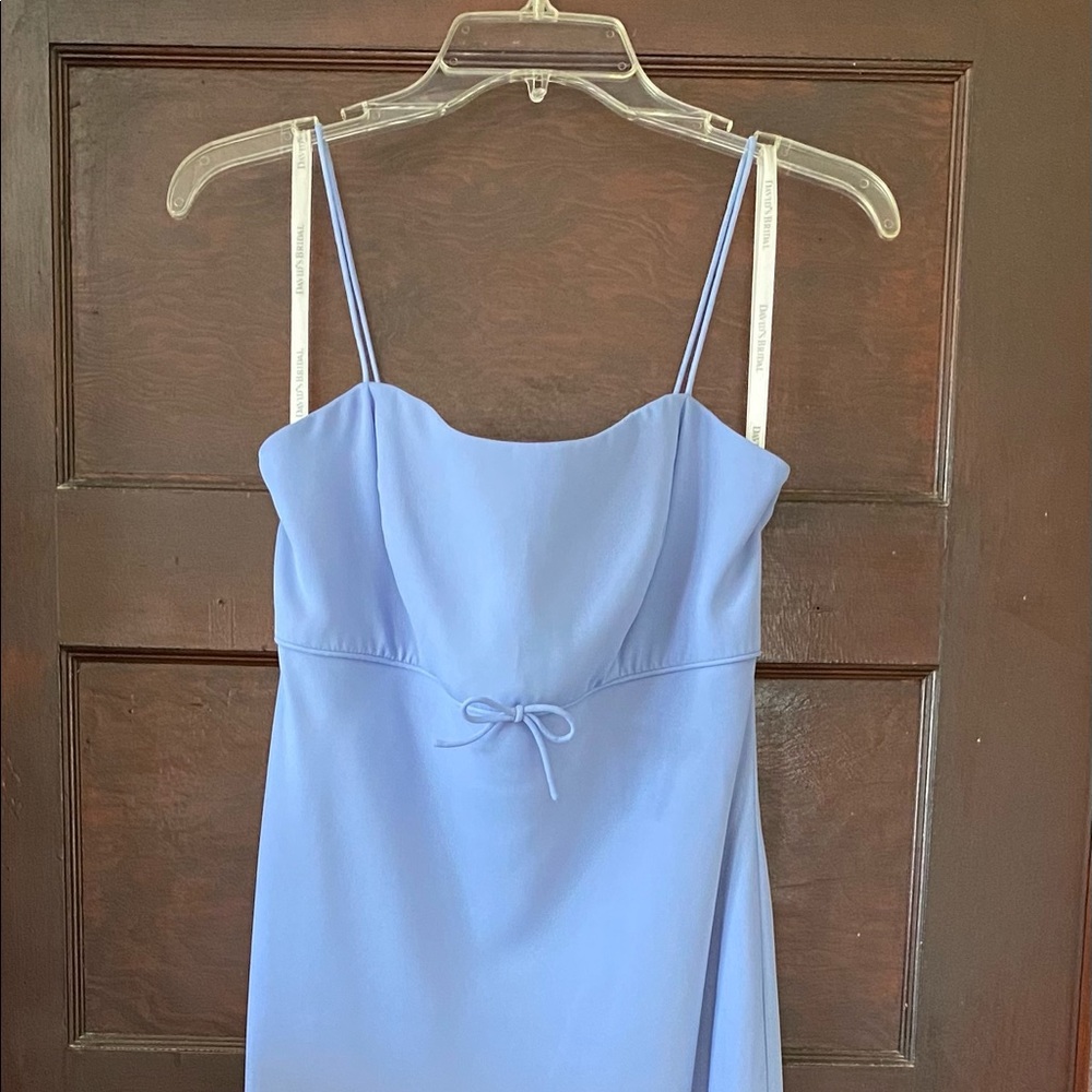 Periwinkle Blue Midi Dress by David’s Bridal